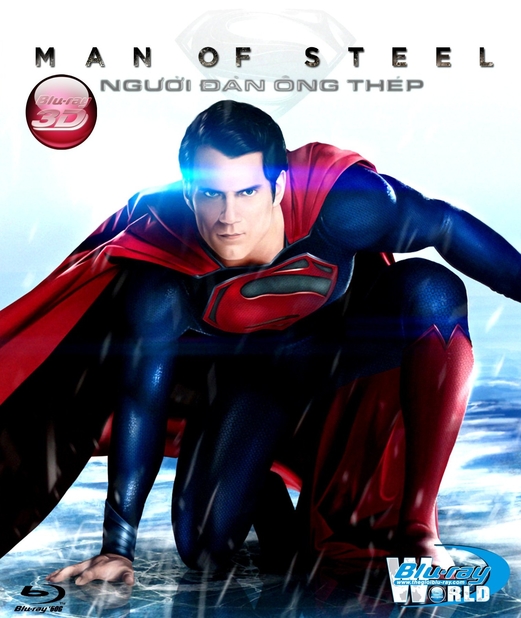 D174. Man Of Steel 2013 - NGƯỜI ĐÀN ÔNG THÉP 3D 25G